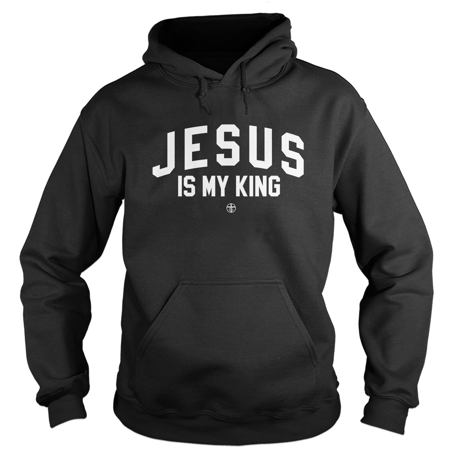 OurTrueGod Customs Apparel Hoodie / Black / S Jesus Is My King Hoodie