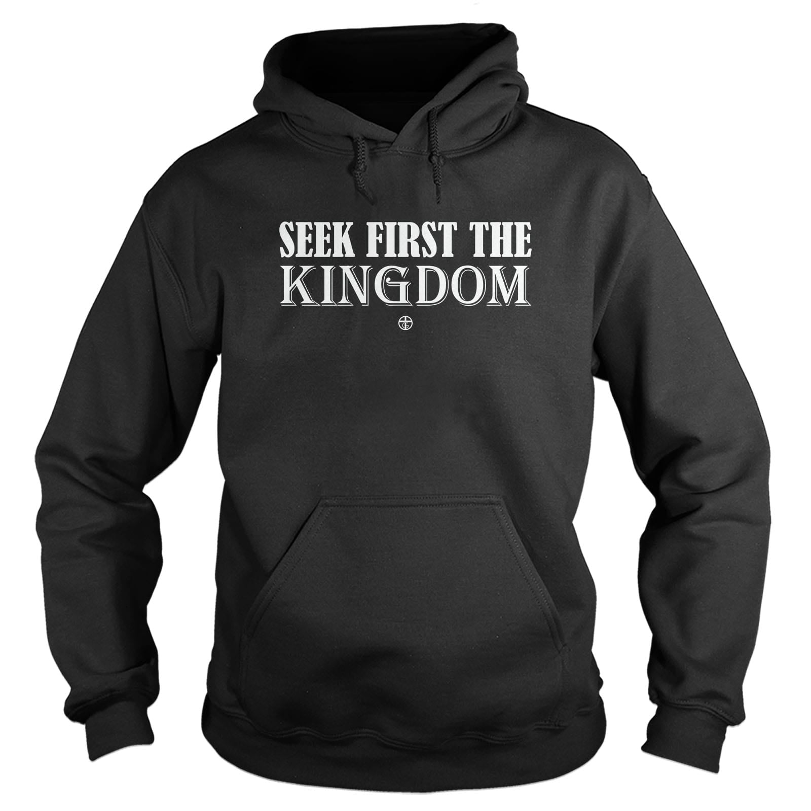 OurTrueGod Customs Apparel Hoodie / Black / S Seek First The Kingdom Hoodie