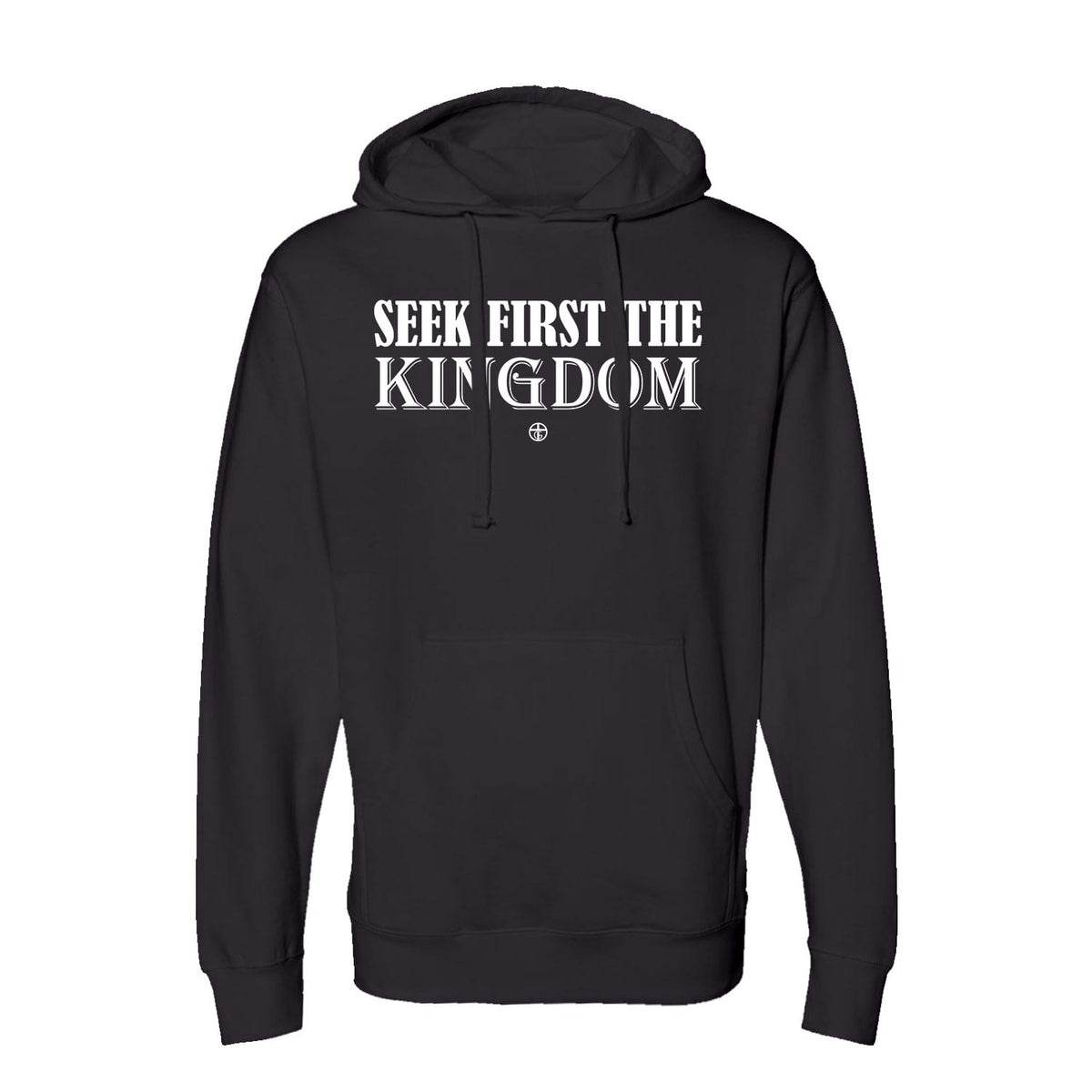 OurTrueGod Customs Apparel Hoodie / Black / S Seek First The Kingdom Hoodie