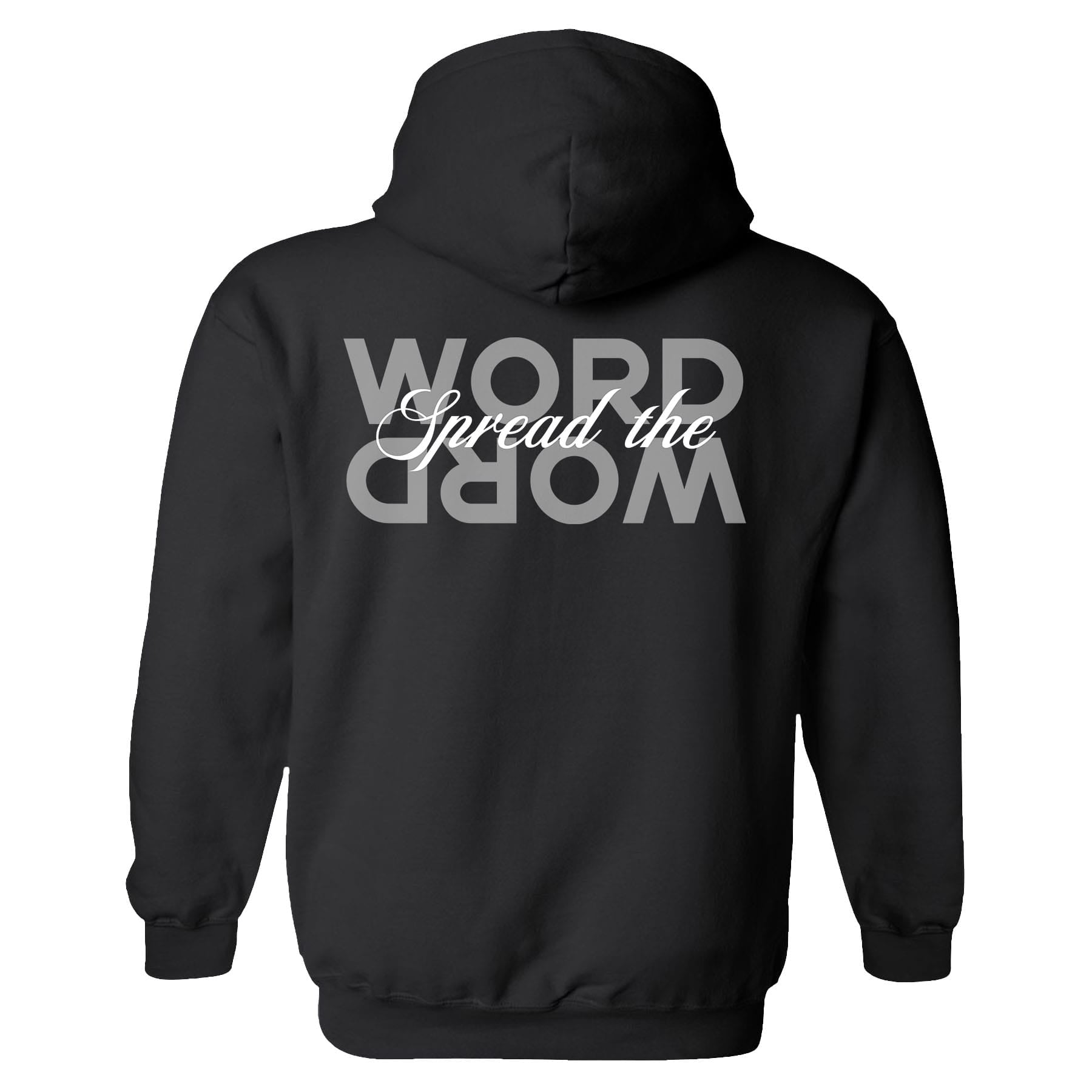 OurTrueGod Customs Apparel Hoodie / Black / S Spread The Word Hoodie