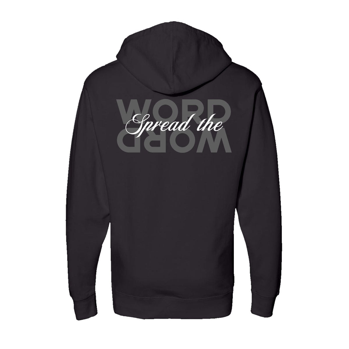 Spread The Word Hoodie in Black