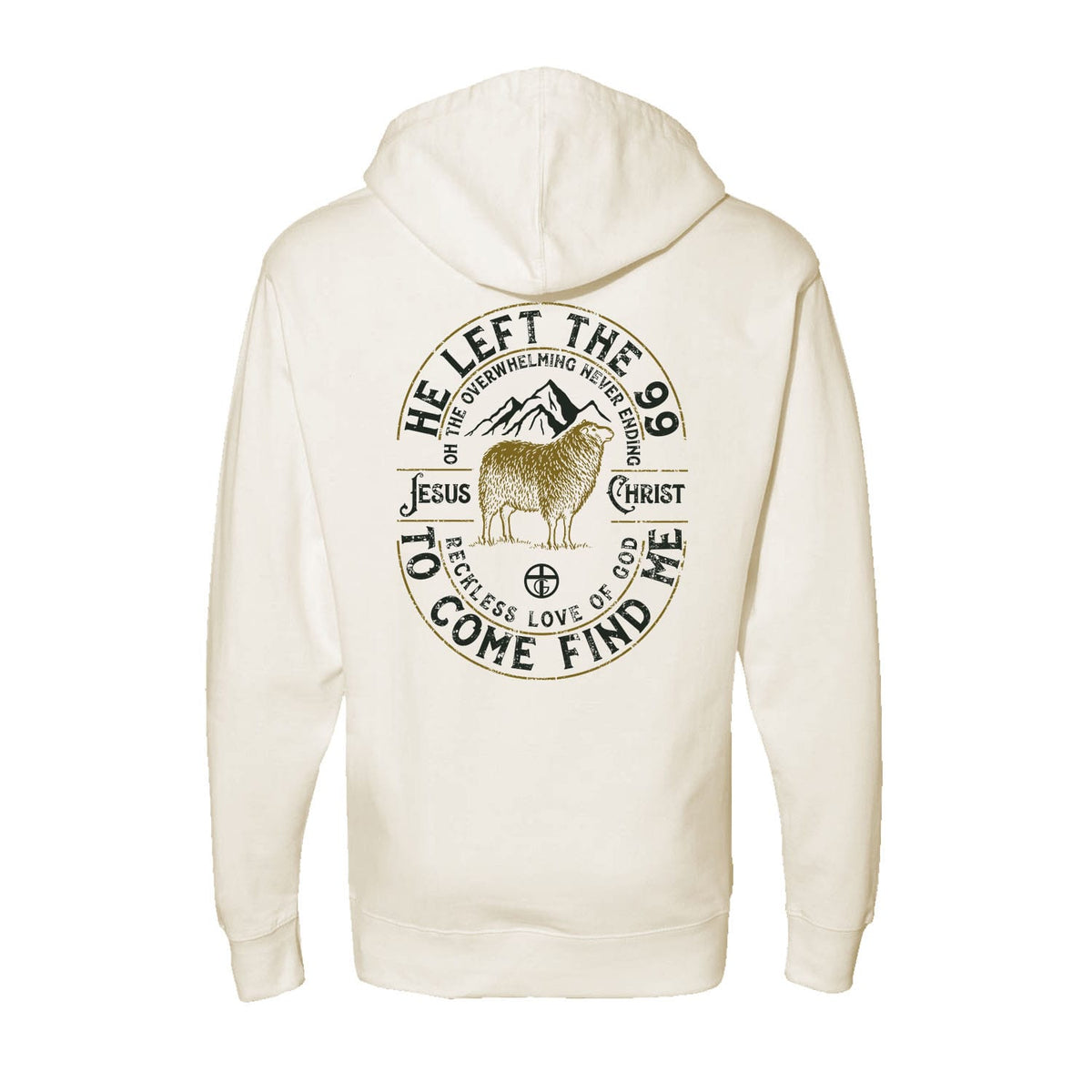 He Left The 99 Hoodie in Bone