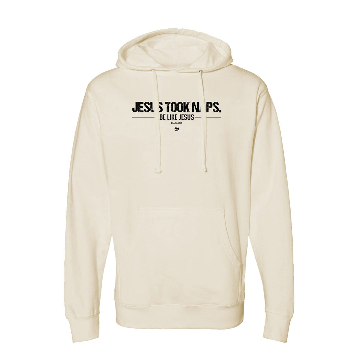 OurTrueGod Customs Apparel Hoodie / Bone / S Jesus Took Naps Hoodie