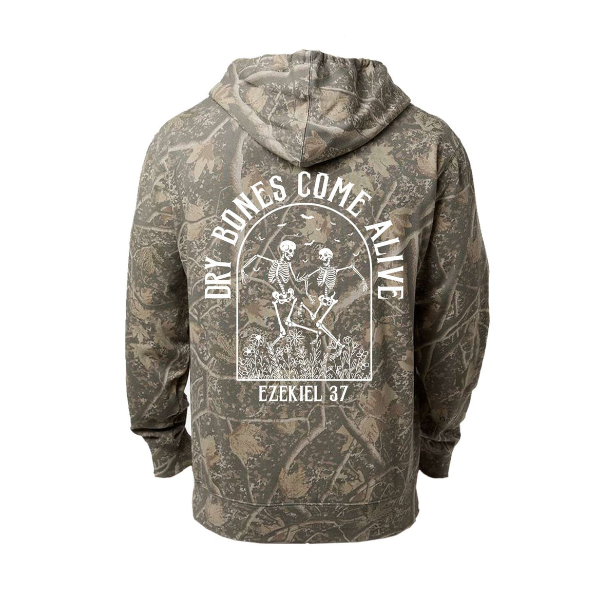 Dry Bones Come Alive Hoodie in Deadwood Tree Camo