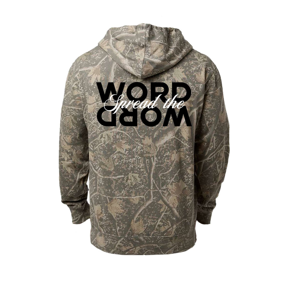 Spread The Word Hoodie in Deadwood Tree Camo