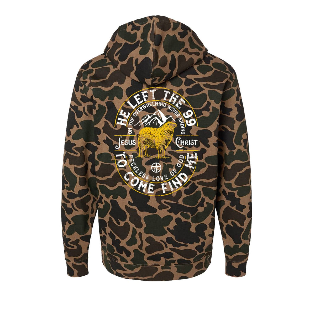He Left The 99 Hoodie in Duck Camo