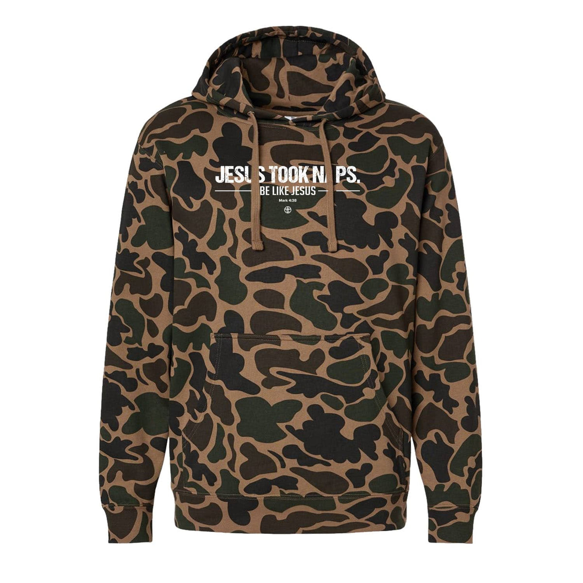 OurTrueGod Customs Apparel Hoodie / Duck Camo / S Jesus Took Naps Hoodie