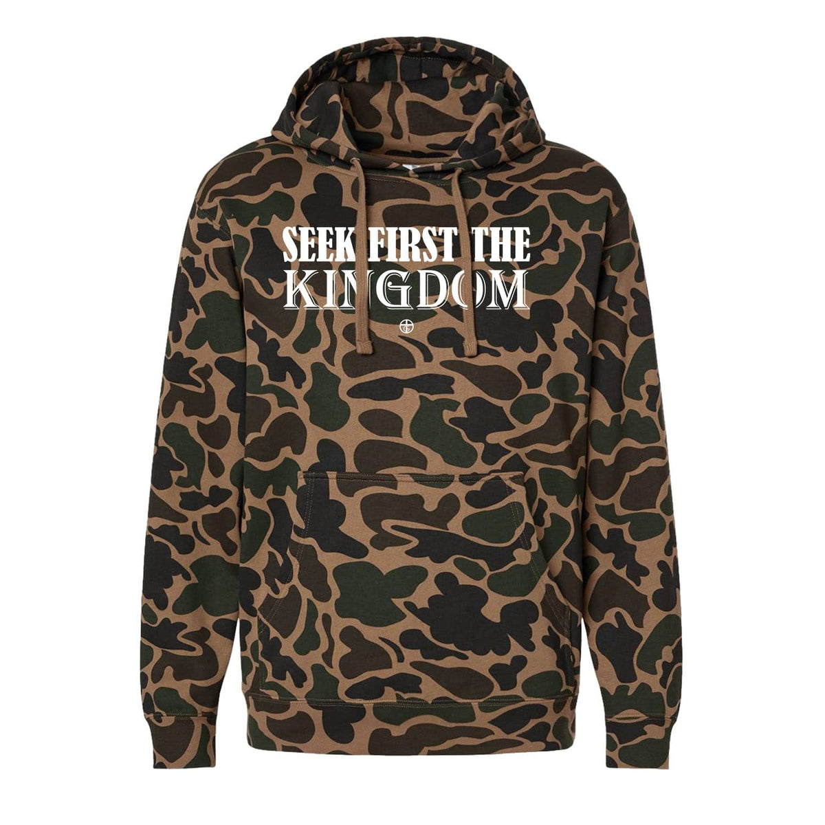 Seek First The Kingdom Hoodie in Duck Camo