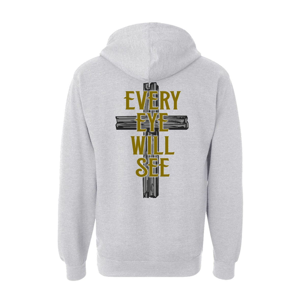 Every Eye Will See Hoodie in Grey Heather