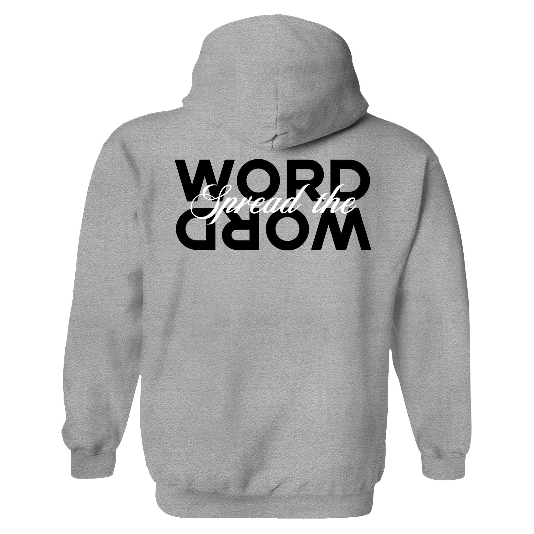 OurTrueGod Customs Apparel Hoodie / Grey / S Spread The Word Hoodie