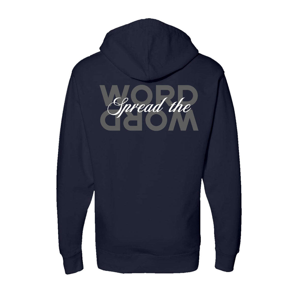 Spread The Word Hoodie in Navy