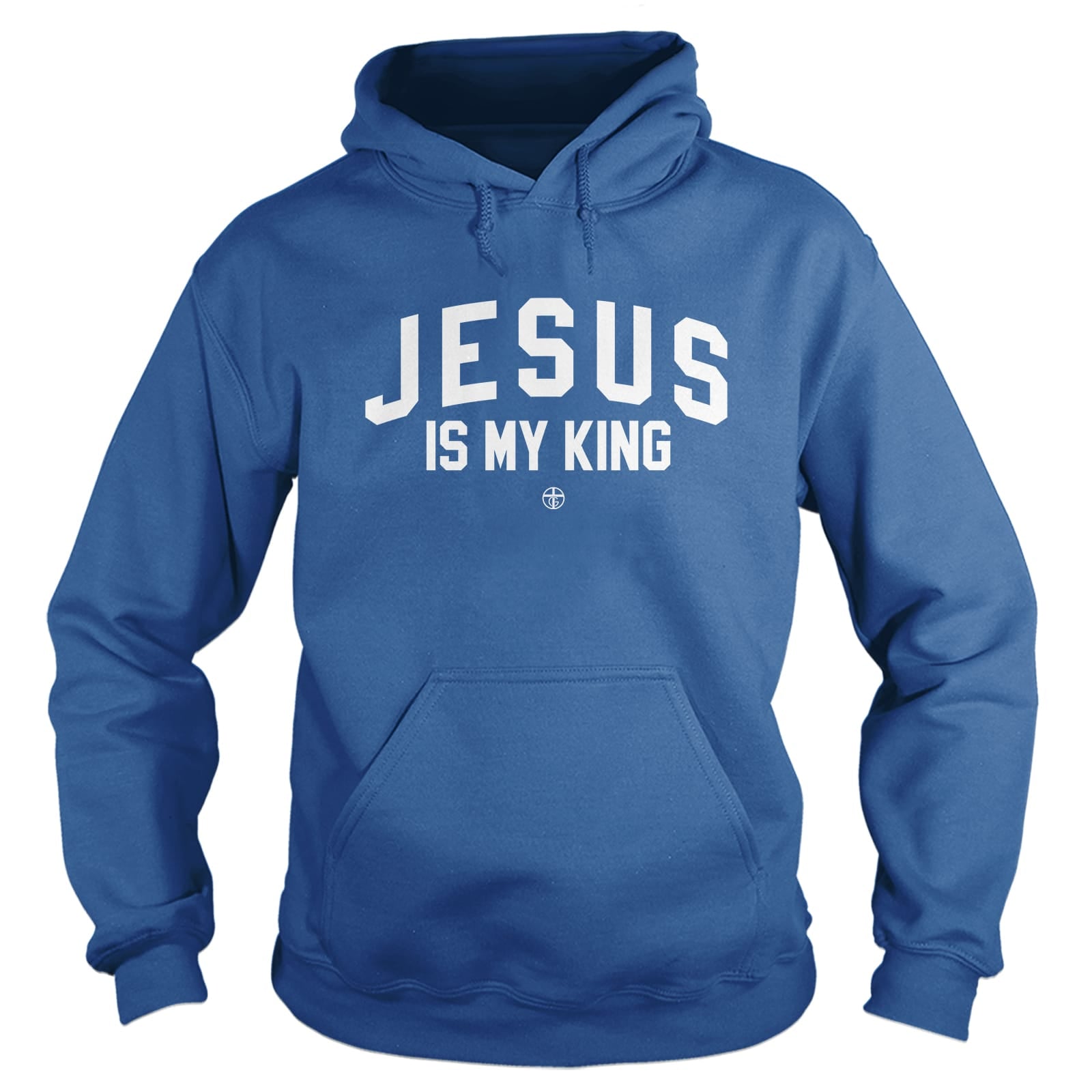 OurTrueGod Customs Apparel Hoodie / Royal Blue / S Jesus Is My King Hoodie