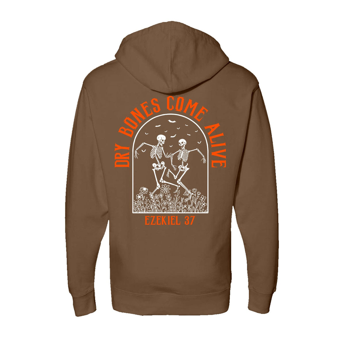 Dry Bones Come Alive Hoodie in Saddle