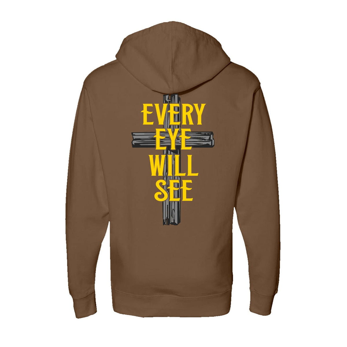 Every Eye Will See Hoodie in Saddle