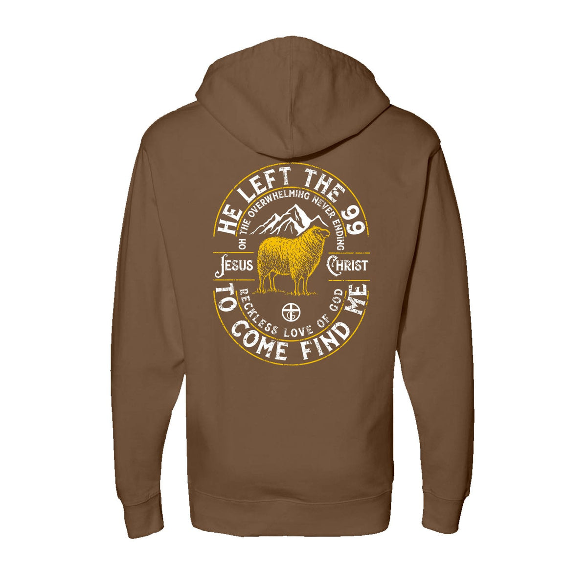 He Left The 99 Hoodie in Saddle