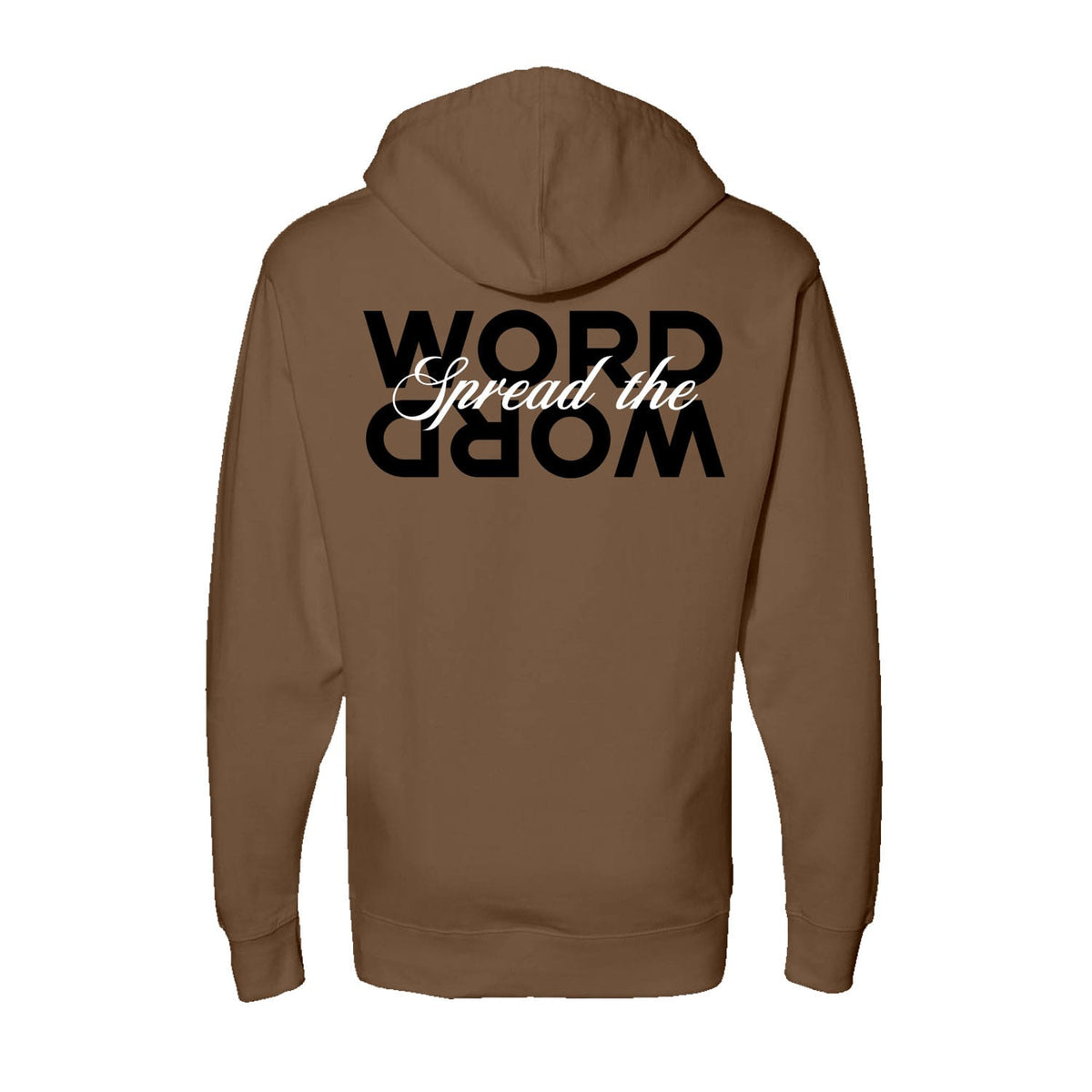 Spread The Word Hoodie in Saddle