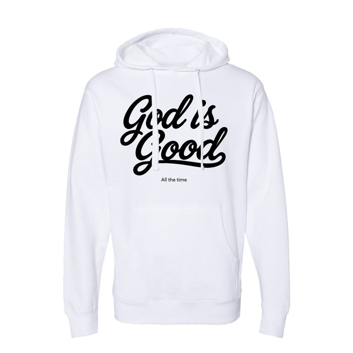 OurTrueGod Customs Apparel Hoodie / White / S God Is Good Classic Hoodie