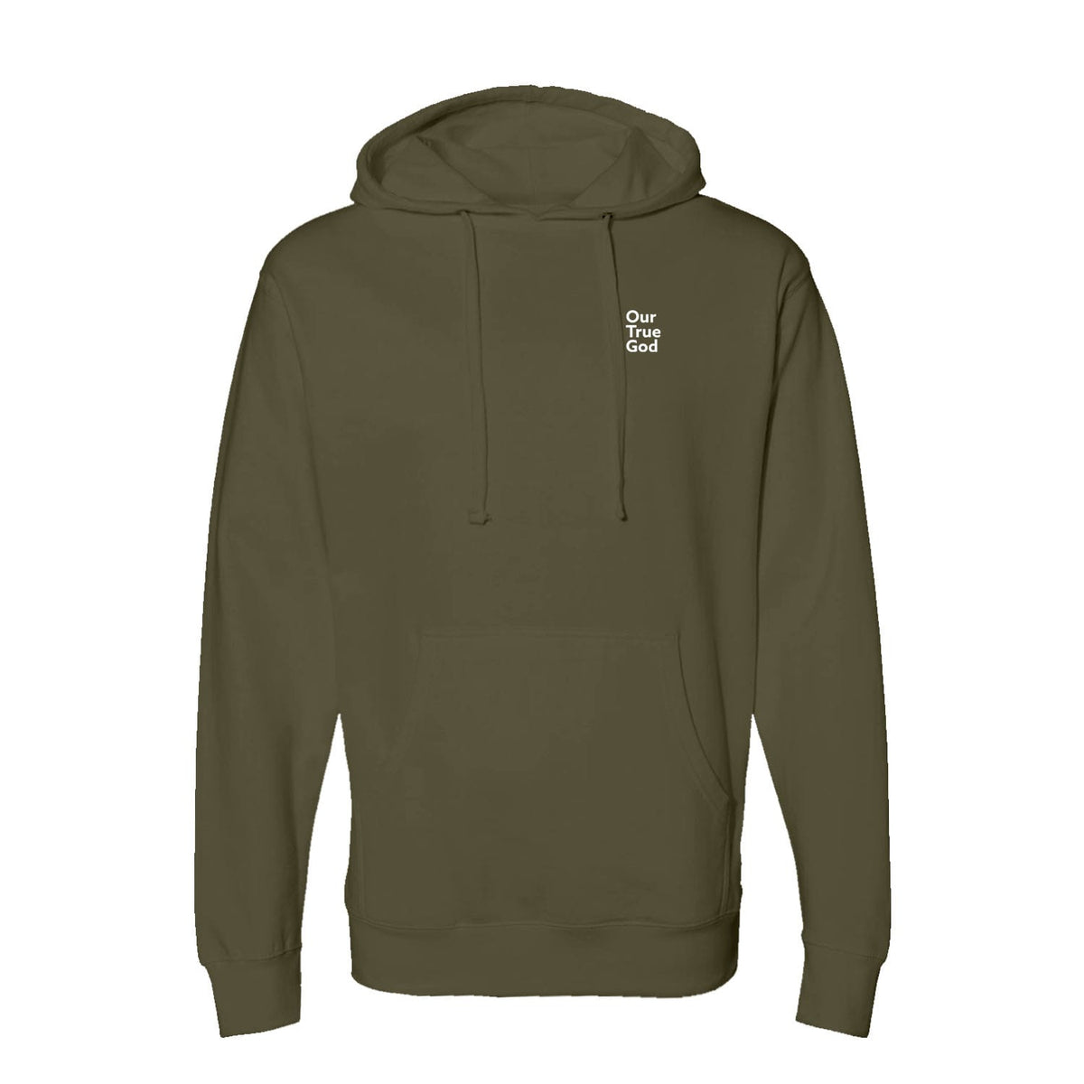 OurTrueGod Customs Apparel Jesus Defeated Death - Charlie Kirk Hoodie