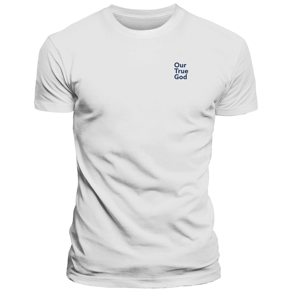 OurTrueGod Customs Apparel Jesus Defeated Death - Charlie Kirk T-Shirt
