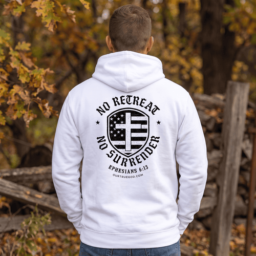 No Retreat Hoodie by Our True God