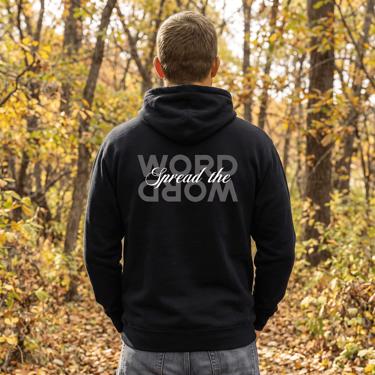 OurTrueGod Customs Apparel Spread The Word Hoodie