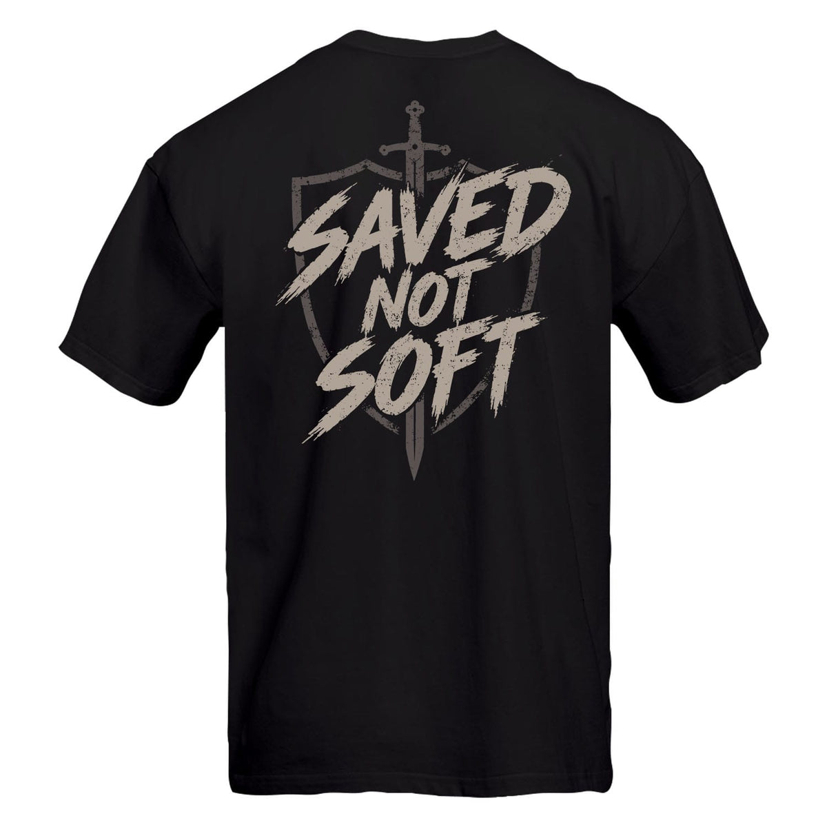 OurTrueGod Customs Apparel T-Shirt / Black / S Saved Not Soft Heavyweight Tee