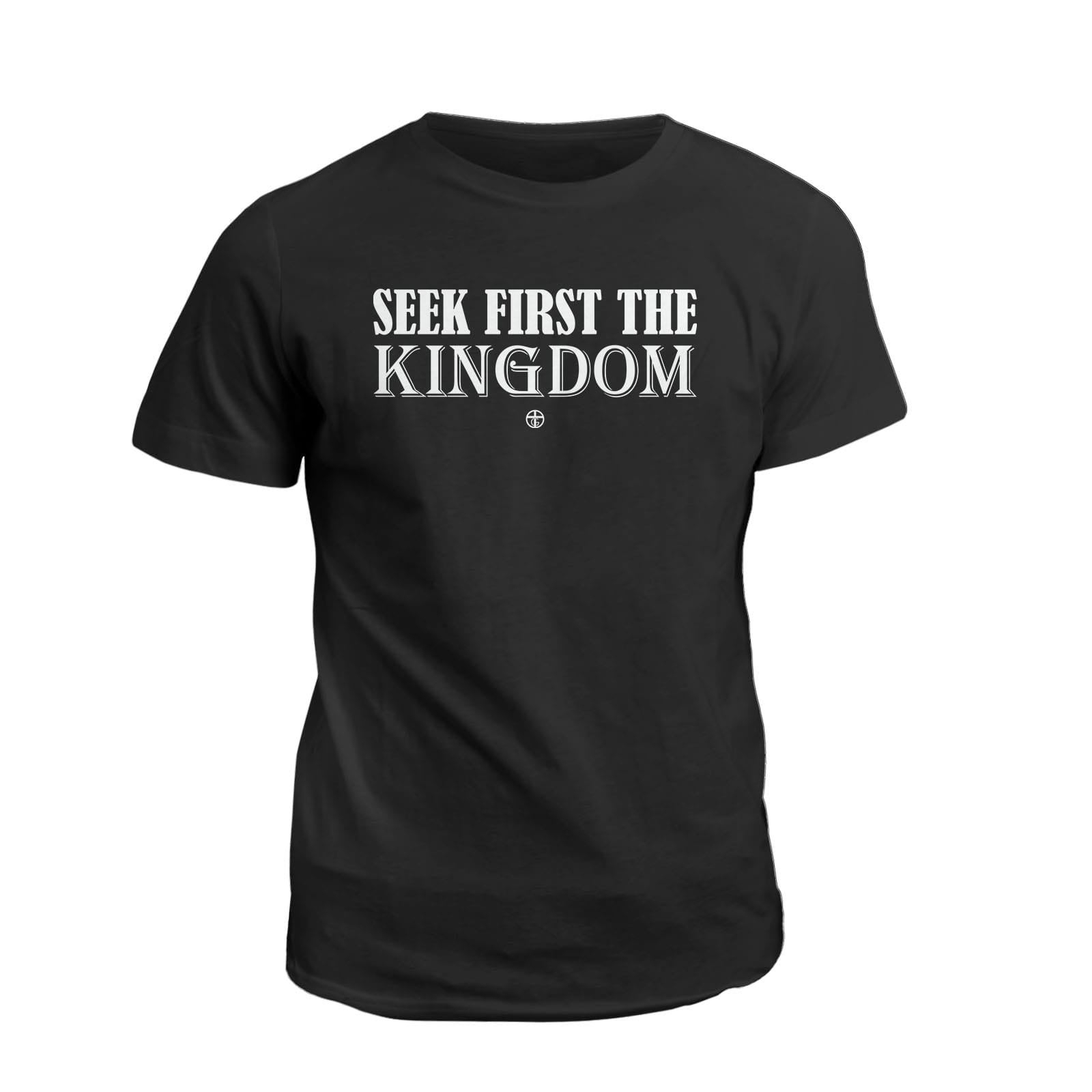 OurTrueGod Customs Apparel T-Shirt / Black / S Seek First The Kingdom T-Shirt