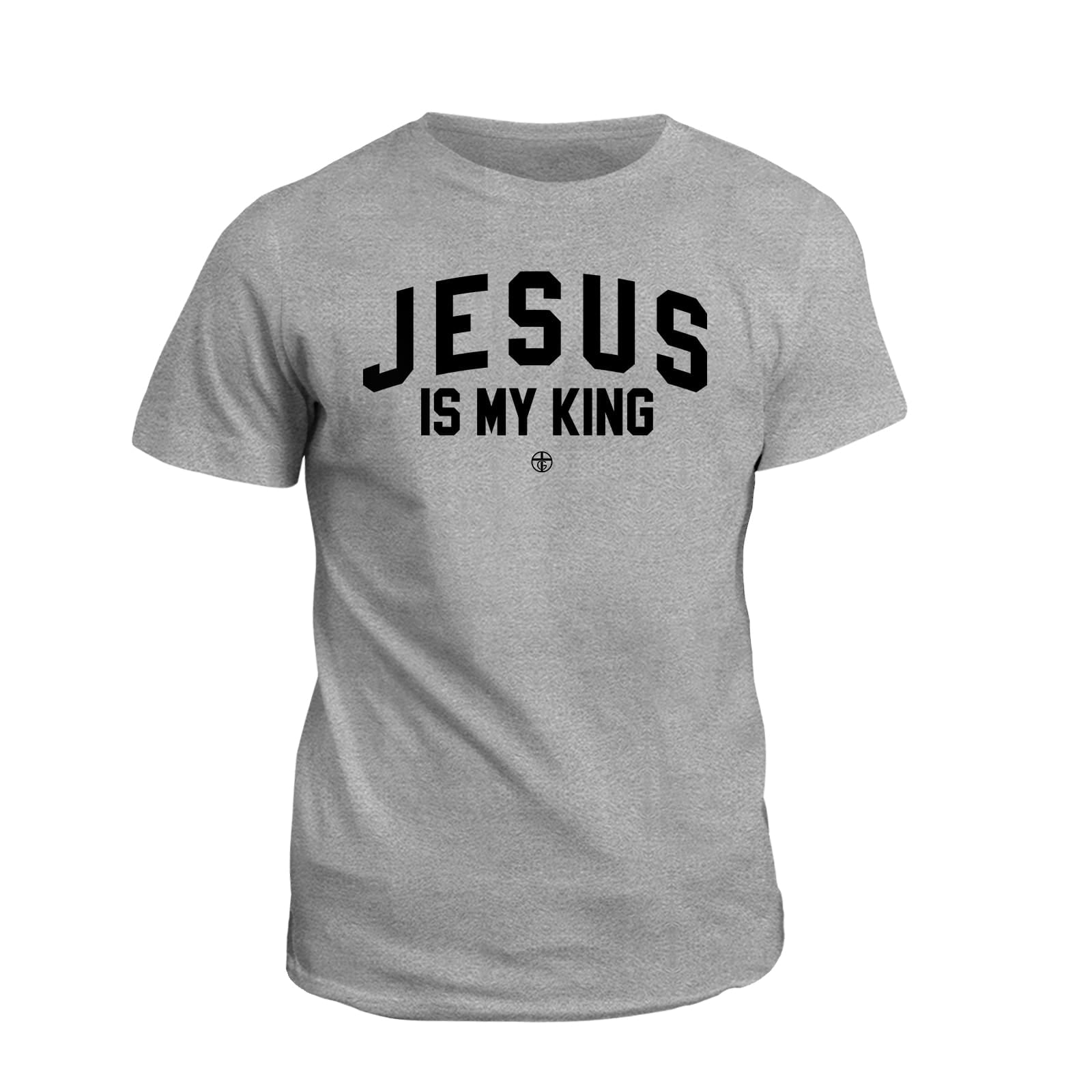 OurTrueGod Customs Apparel T-Shirt / Grey / S Jesus Is My King T-Shirt
