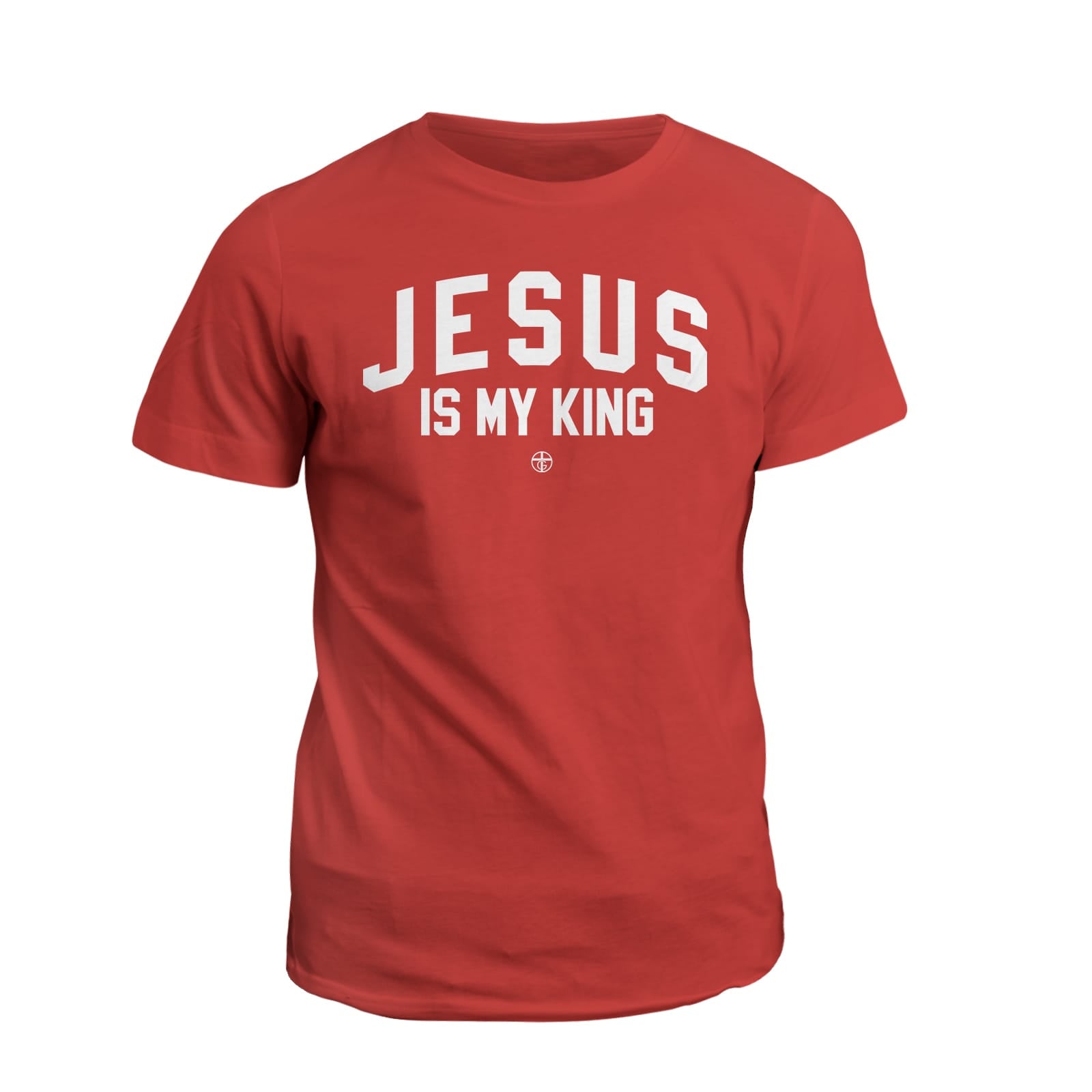 OurTrueGod Customs Apparel T-Shirt / Red / S Jesus Is My King T-Shirt
