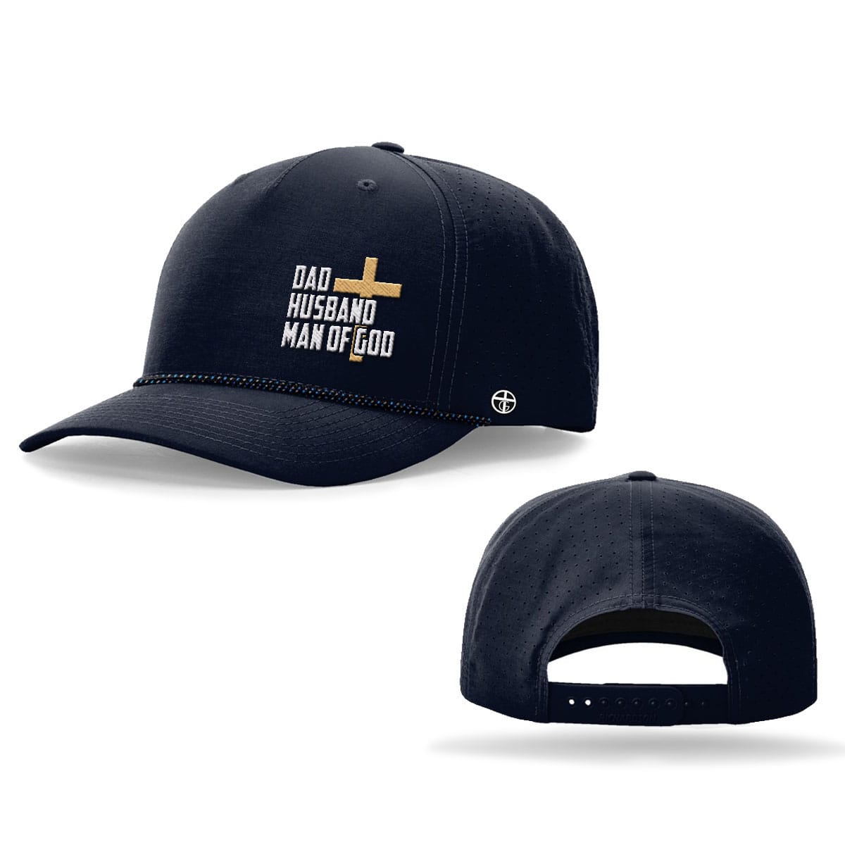 OurTrueGod Customs Hat Dad, Husband, Man of God Performance Rope Hats
