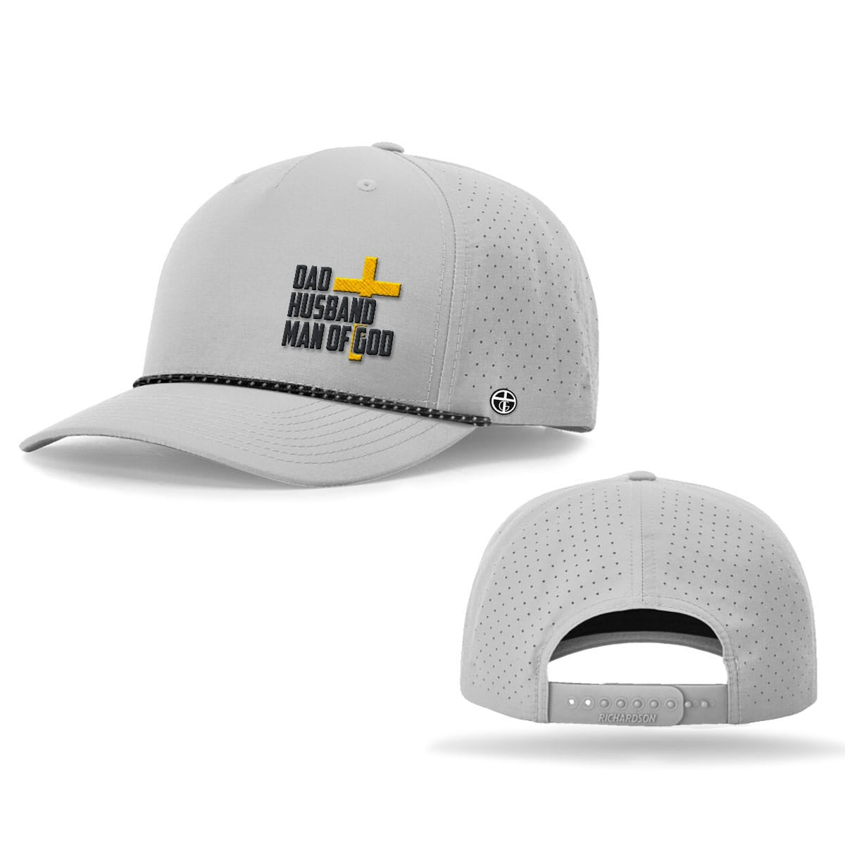 OurTrueGod Customs Hat Dad, Husband, Man of God Performance Rope Hats