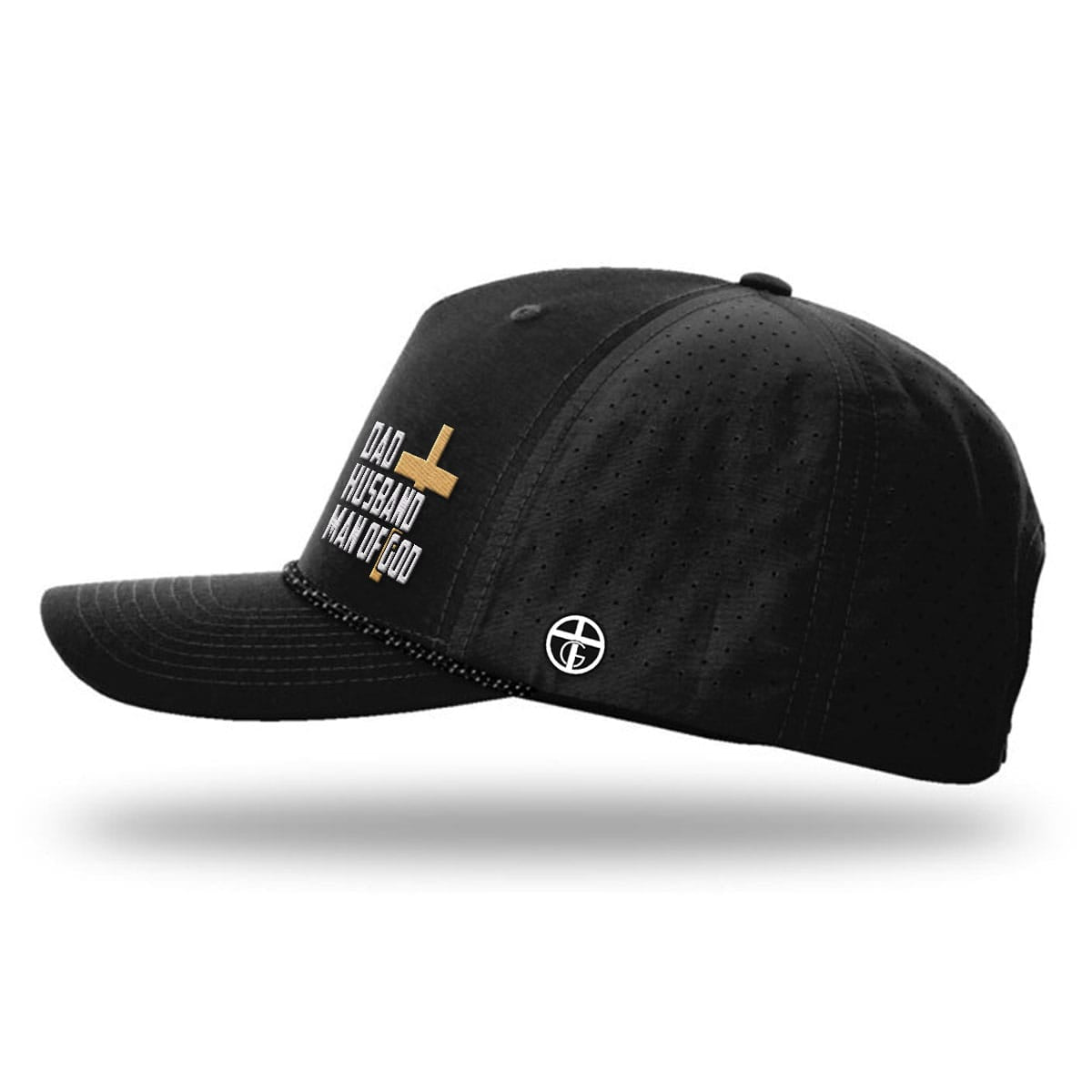 OurTrueGod Customs Hat Dad, Husband, Man of God Performance Rope Hats