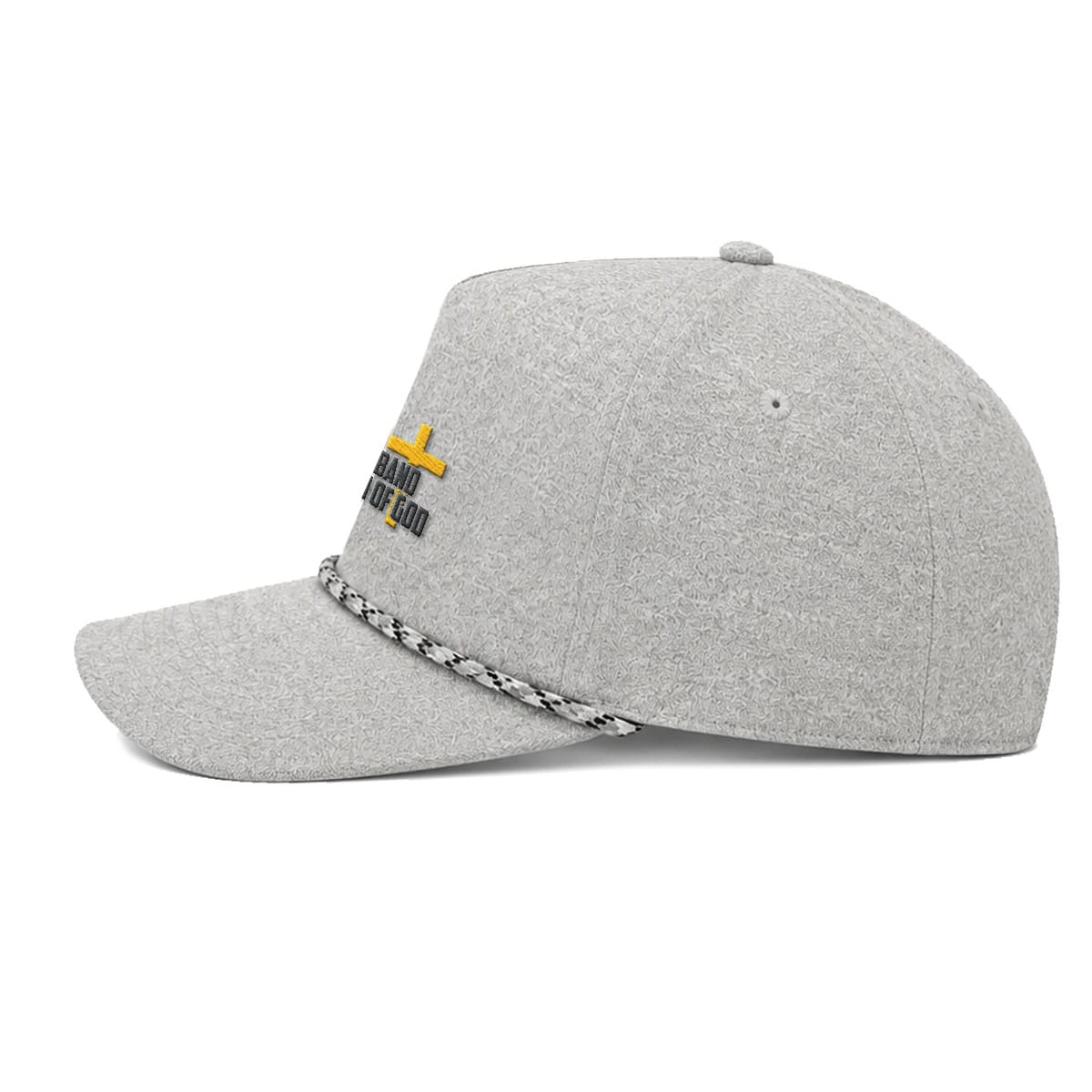 OurTrueGod Customs Hat Dad, Husband, Man of God Rope Hats