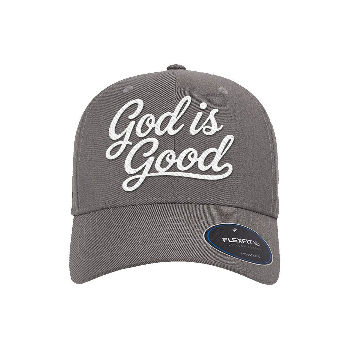OurTrueGod Customs Hat Flexfit Adjustable Cap / Grey / One Size God Is Good Premium Flexfit Hats