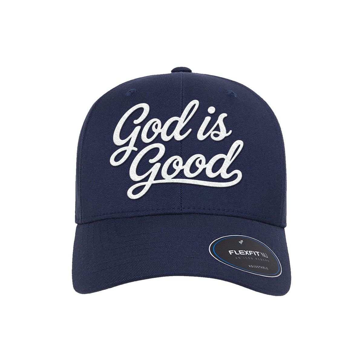 OurTrueGod Customs Hat Flexfit Adjustable Cap / Navy / One Size God Is Good Premium Flexfit Hats