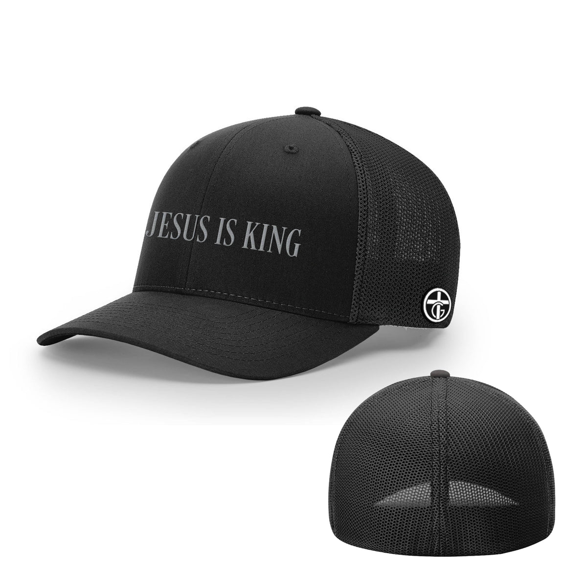 Jesus Is King DBD Edition Hat, Flexfit in Full Black