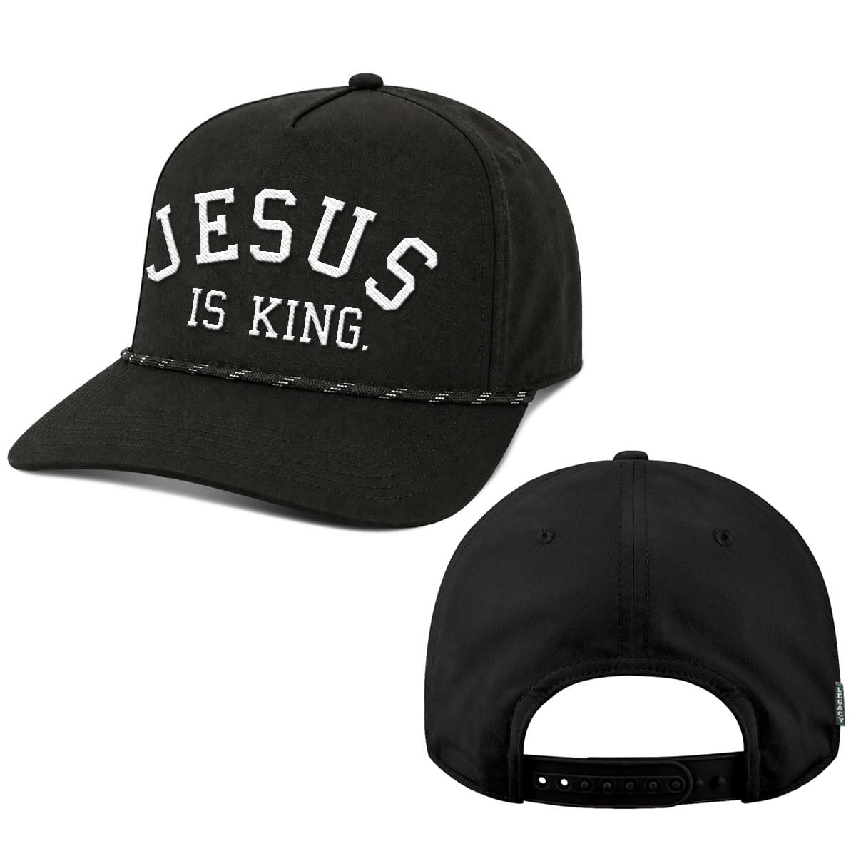 OurTrueGod Customs Hat Jesus Is King Rope Hats