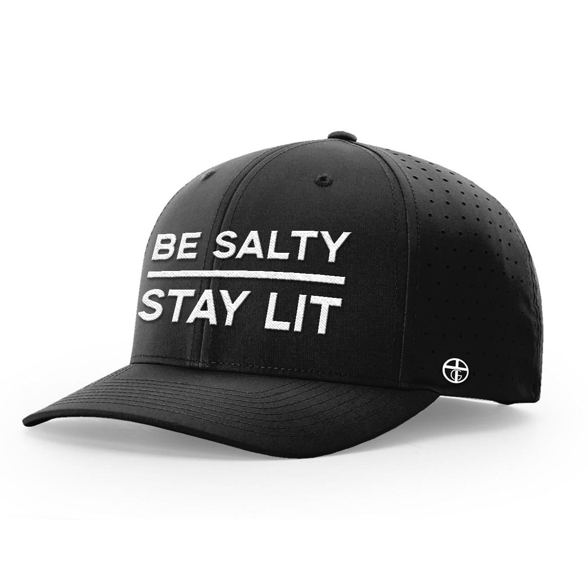 OurTrueGod Customs Hat Performance Hat / Black / S Be Salty Stay Lit Performance Hats
