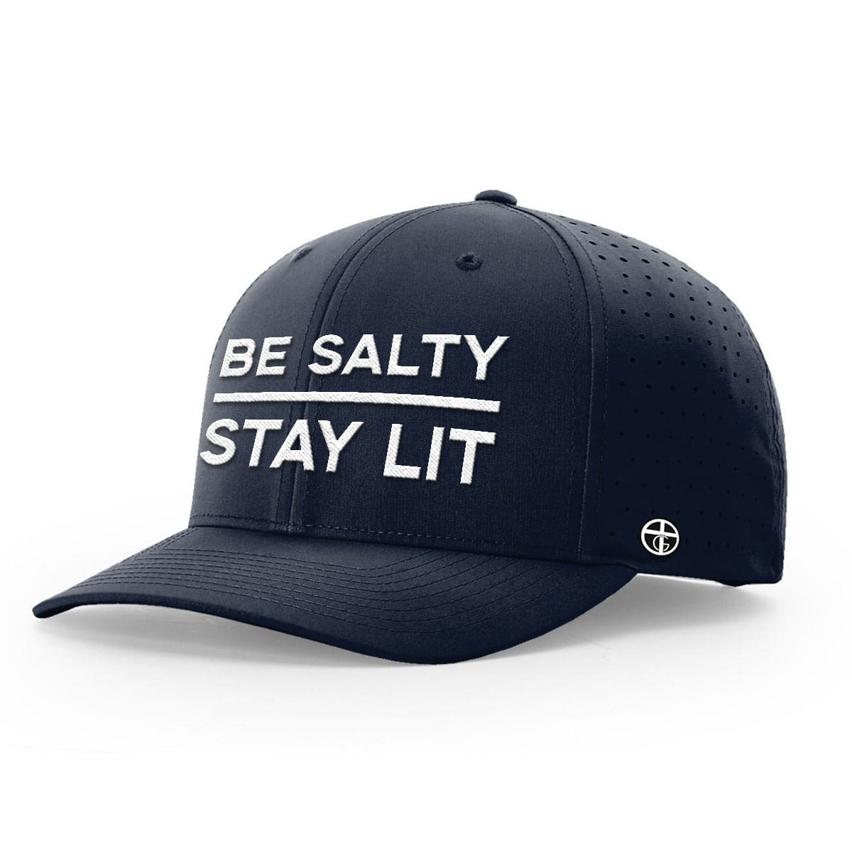 OurTrueGod Customs Hat Performance Hat / Navy / S Be Salty Stay Lit Performance Hats