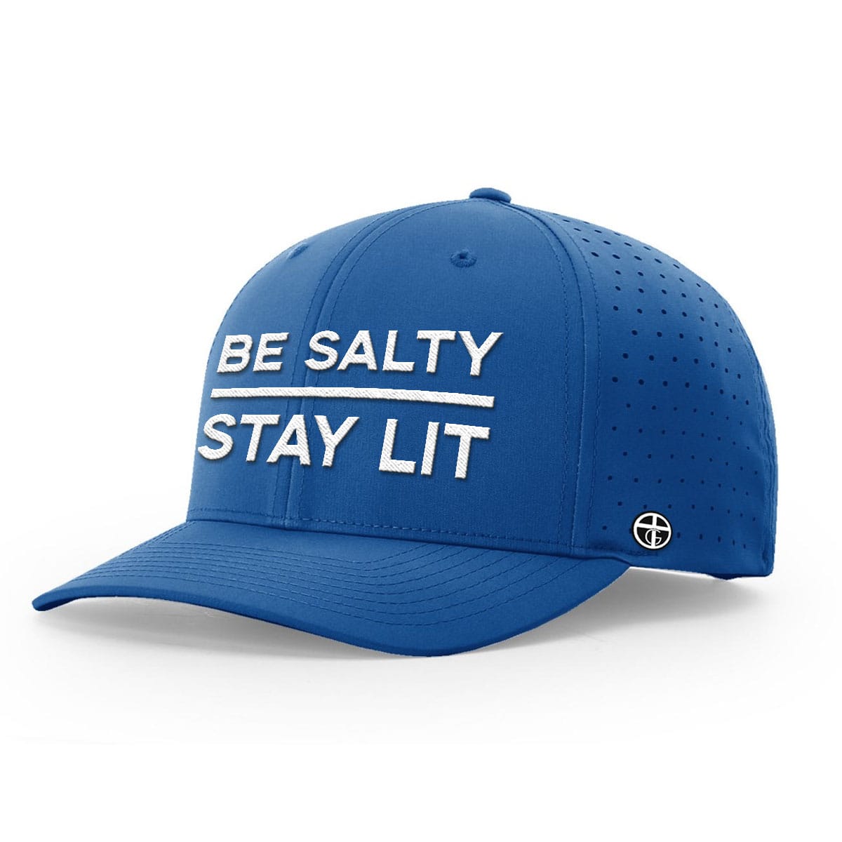 OurTrueGod Customs Hat Performance Hat / Royal Blue / S Be Salty Stay Lit Performance Hats