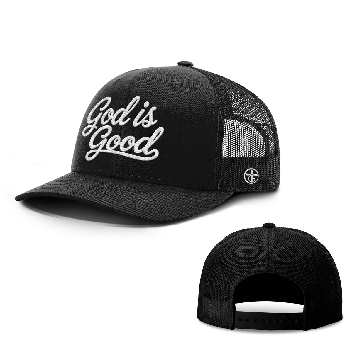 OurTrueGod Customs Hat Snapback / Full Black / One Size God Is Good Hats