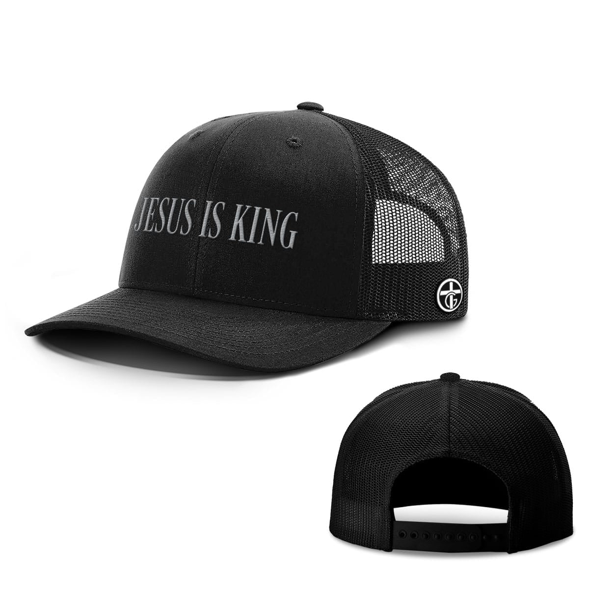 OurTrueGod Customs Hat Snapback / Full Black / One Size Jesus Is King DBD Edition Hats