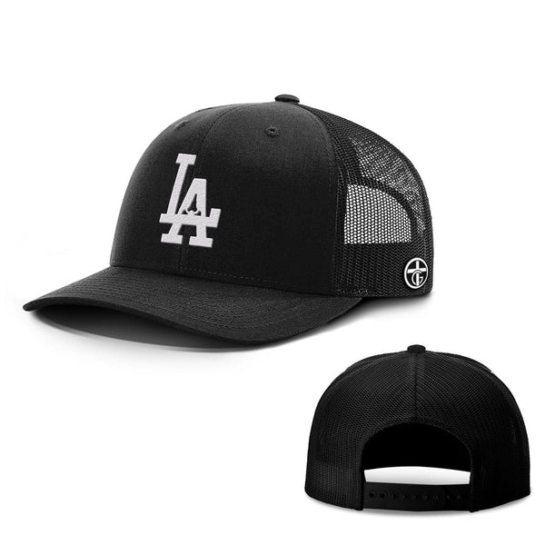 Pray For LA Hat, Snapback in Full Black