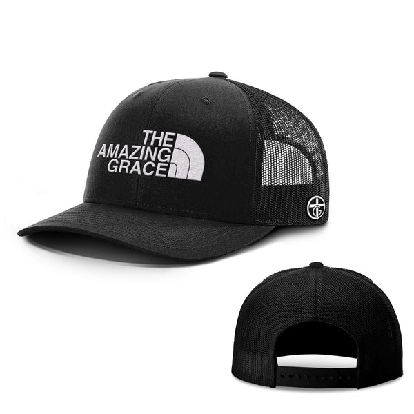 The Amazing Grace Hat, Snapback in Full Black