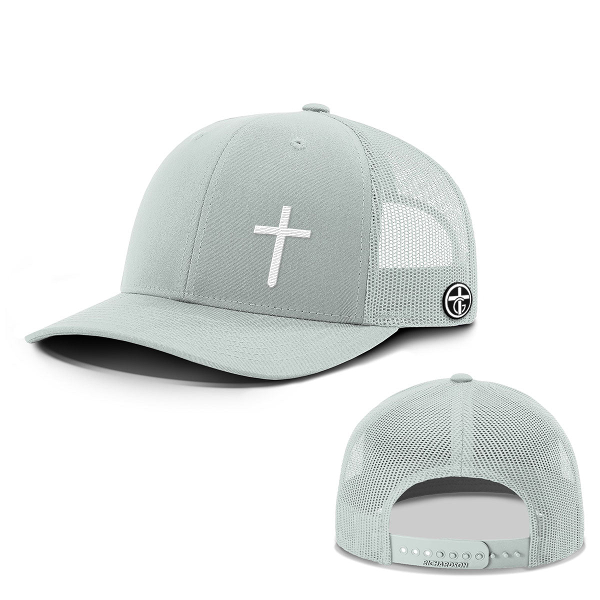 OurTrueGod Customs Hat Snapback / Quarry / One Size Cross Lower Left Everyday Faith Hats