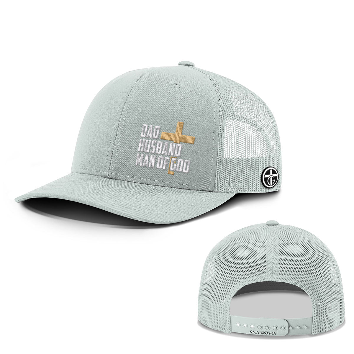 OurTrueGod Customs Hat Snapback / Quarry / One Size Dad, Husband, Man of God Everyday Faith Hats