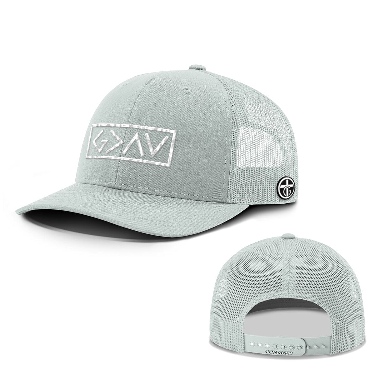 OurTrueGod Customs Hat Snapback / Quarry / One Size God is Greater Than the Highs and Lows Everyday Faith Hats