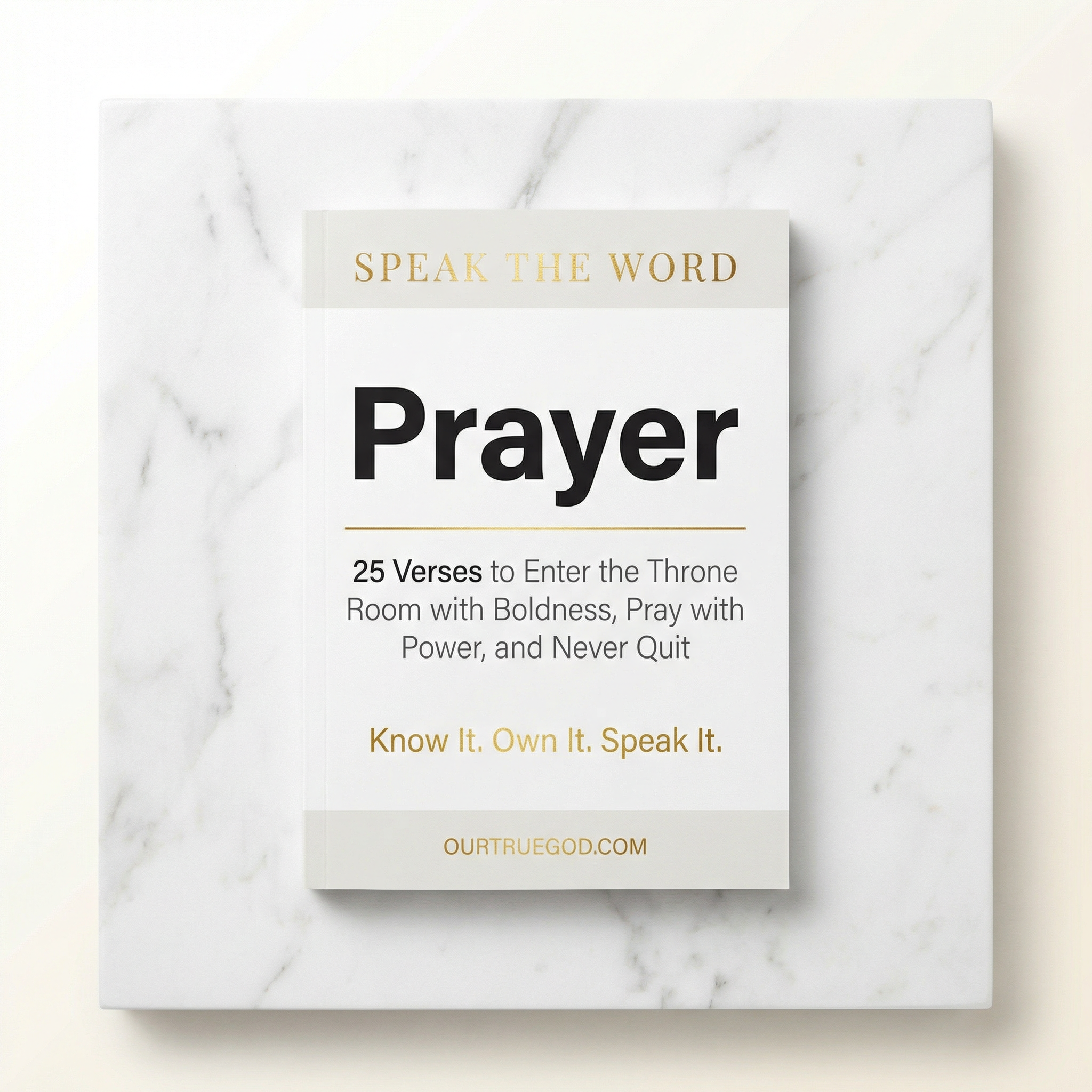Speak The Word: Prayer