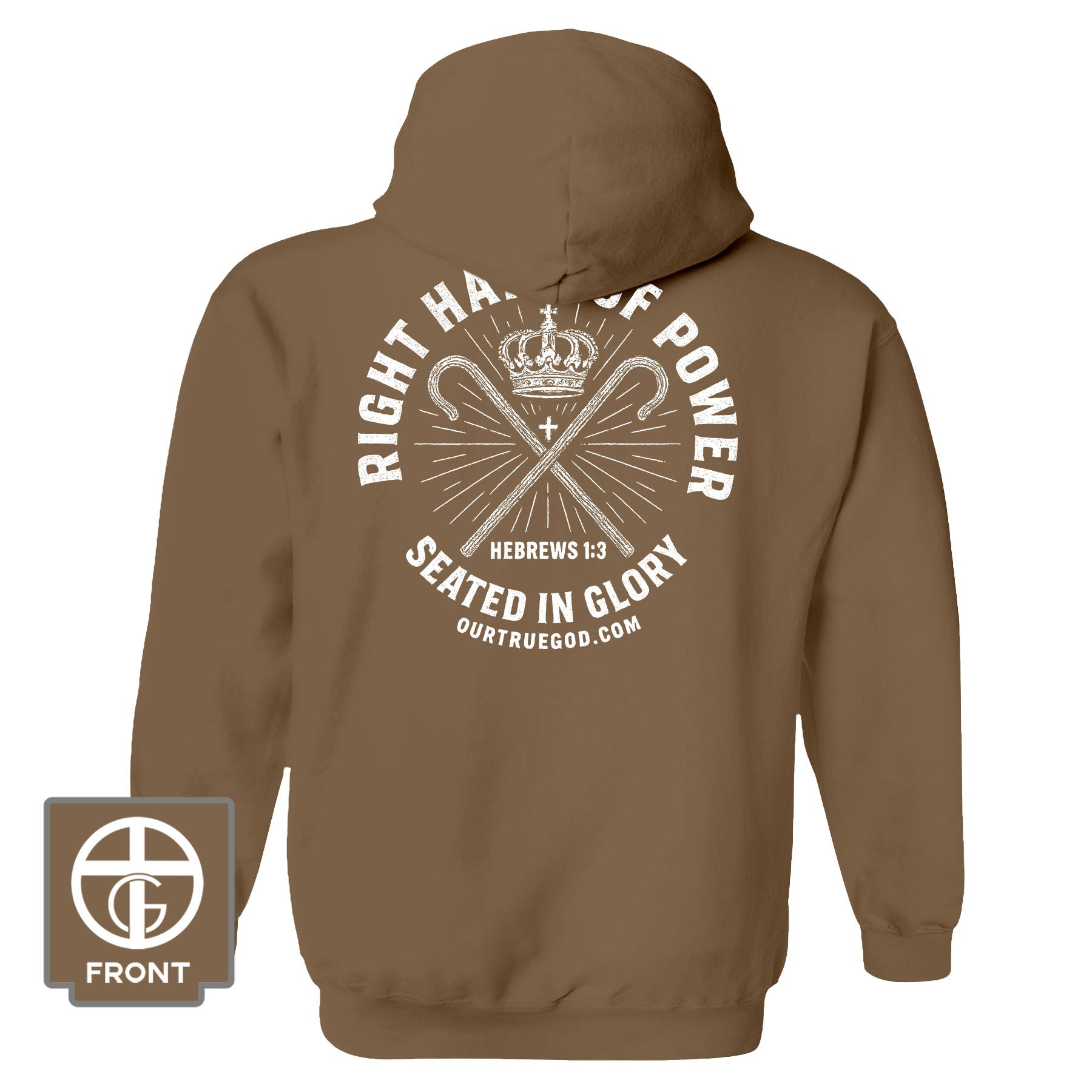Right Hand of Power Fall Collection Hoodie - Our True God
