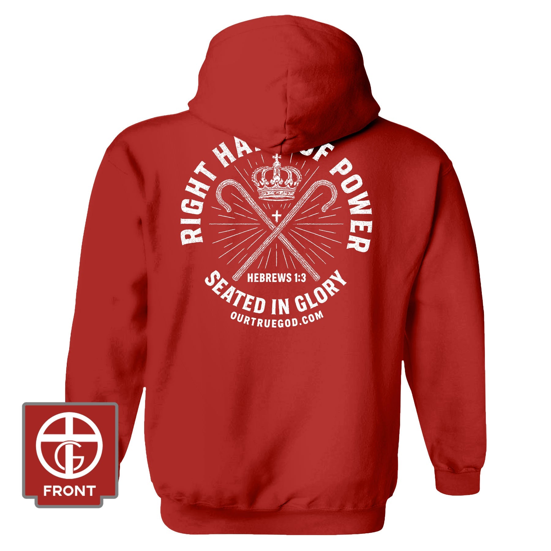 Right Hand of Power Hoodie - Our True God